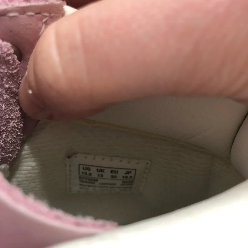 Timberland Leather Lavender Purple Boots Sz 13.5 Kids Girls Toddler